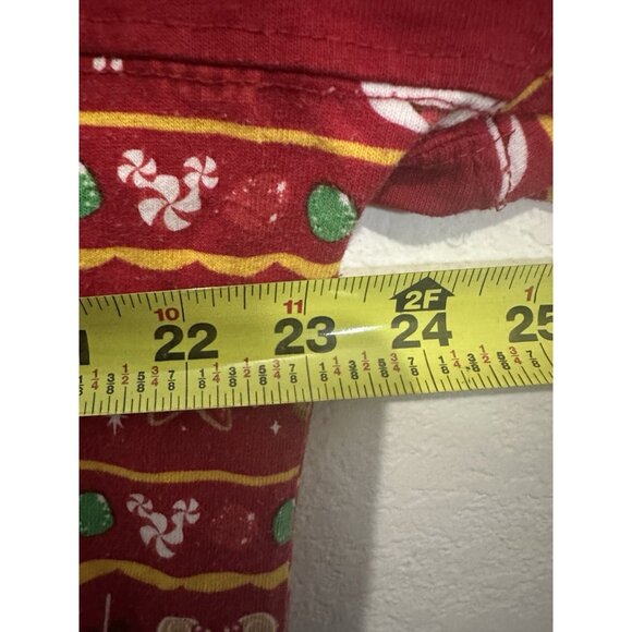 Spirit Jersey Disney Disneyland Red Christmas Sweater Top Size Medium - Picture 5 of 6